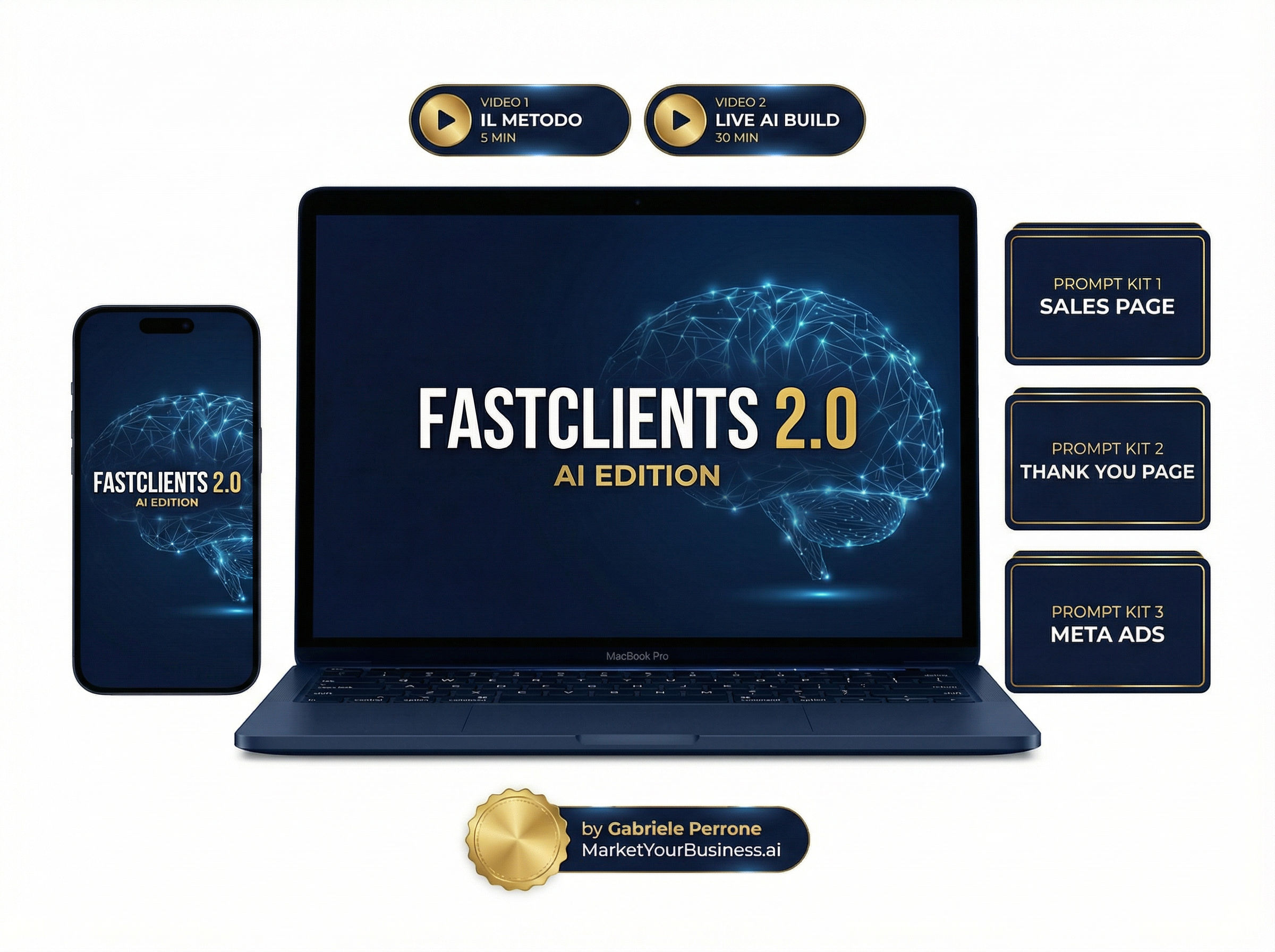 FASTCLIENTS 2.0 AI Edition — Mockup Prodotto